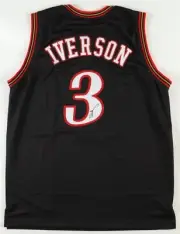 Allen Iverson Autographed 76ers Jersey with JSA COA