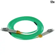 12m LC to LC OM3 10Gb Duplex Multi Mode 50/125 Fiber Optic Optical Patch Cable