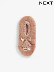 Brown Hamish The Highland Cow Footsie Slippers 1 Pack (C74523) | $23