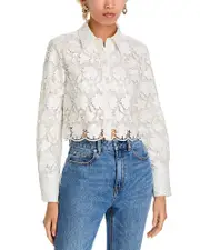 Toccin Beatrix Long Sleeve Collared Button Front Top