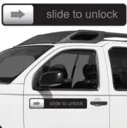 RETRO Slide to Unlock Magnet iPhone iPod Car Fridge 17" Magnet - Big Mouth Inc