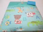 New Tiddliwinks ABC 123 Fitted Crib Sheet - Letter, Numbers and Animals NIP