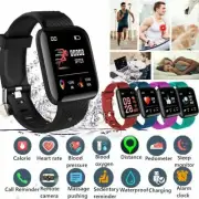 Smart Watch Fitness Tracker Waterproof Sport Watches Bluetooth iPhone Samsung