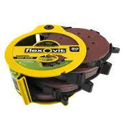 Flexovit 125mm 8 Holes Orbital Sand Paper - 50 Pack