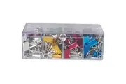 Celco Foldback Clip 19Mm Assorted Metallic Pack 96