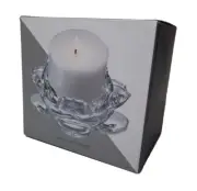 Crystal Flower Godinger Luxe Lotus Candle Holder Wedding, Cottagecore, Elegant