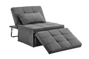 Shangri-La Ontario Ottoman Sofa Bed (Charcoal)