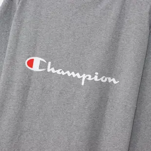 【Champion】官方直營-休閒款純棉LOGO連身裙-女(灰色)