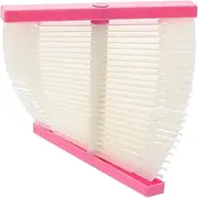 WOONEKY Nail Art Practice Templates 48 Nail Polish Sticks Polish Display Board Rotating Platform