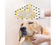 6 PCS Pet Gloves Bath Brush Dog Massage Brush Pet Bath Grooming Supplies
