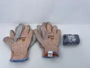 Three New Pair Magid Gloves Two Cut Master Size 9 H550LEA A7 And GPD982 A9