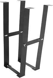 1Set Adjustable PC Mount Holder for Desktop Computer Carbon Steel Under Desk Bracket for Tidy Wiring and Easy Access Sturdy Design for