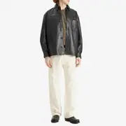Won Hundred Zayne Leather Overshirt