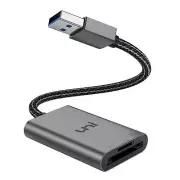 SD Card Reader, High-Speed USB 3.0 to Micro SD Card Adapter, Aluminum Computer