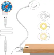 Reading Light, USB Clamp Lamp for Child Reading Book in Bed at Night, LED Small