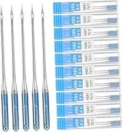 VILLFUL Convenient Sewing Needles for Crafts 10 Sets Flat Car Needle Sewing Machine Supplies