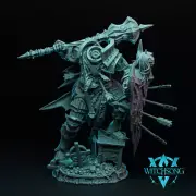 Colossal Knight Horror - 3D Printed Model - DnD Frostgrave Wargaming RPG