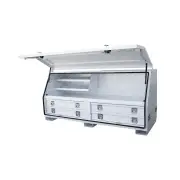 SP Tools 1735mm Wide Truck Box - Off Road Series Heavy Duty 4 Drawer White