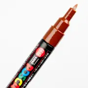Posca Extra Fine Bullet Tip Brown