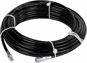 Sewer Jetter Hose 4800 PSI 1/8" x 100' Black Thermoplastic Weather Resistant
