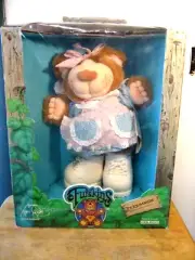 Coleco Furskins Persimmon plush baby teddy bear new in box, 1980s