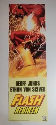 The Flash Rebirth Comic. Folded Poster 2008 Geoff Johns Ethan Van Sciver DC