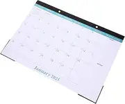 jojofuny Household Wall Calendar Month English Planner with Transparent Corner Protectors Office Accessories for Daily Scheduling Organization