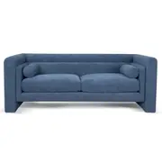 Dilipa 2 Seater Fabric Sofa - Navy Blue