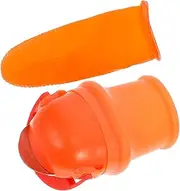 Totority 1 Set Portable Gardening Silicone Thumb Cutter Tool for Efficient Vegetable Harvesting for Strawberries Grapes and Plant Pruning Easy to Clean and Labor Saving