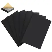 6 Pack 12x8 Inch Adhesive Foam Sheets Closed Cell Foam Rubber Sheets, 1/8"Thick