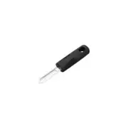 Chef Inox Easy Grip Peeler w/ Fish Scaler Stainless Steel w/ Black Handle 178mm