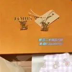 【全國購】 LV 路易威登 LV 耳釘 ICONIC M00610 金色 耳環 耳釘 女士