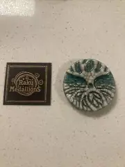 Raku Potteryworks Raku Medallion - Tree