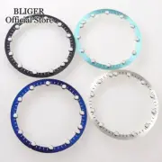 BLIGER 28.5mm Watch Dial Accessories Fit NH35 Movement Skeleton Dial Blue Black