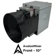 AvalonMiner Front to 10- Inch - Fan Shroud Adapter Silencer Cooling Crypto 1166