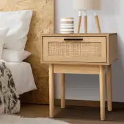 1 Drawer Artiss Bedside Table Side Table 45cm Nightstand