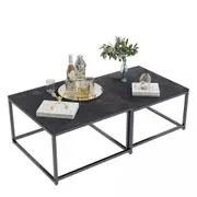 Sintered Stone Nesting Tables with Metal Frame
