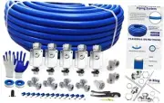 Compressed Air Piping System, 1/2 inch x 200 Feet,HDPE-Aluminum Compressed Air