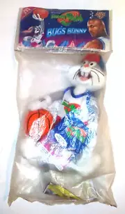 Vintage 1996 McDonald’s Space Jam NIP Sealed Plush Bugs Bunny New Sealed