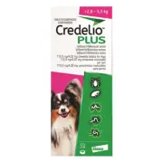 Credelio Plus Ticks Fleas & Worms Treatment Chew Tabs for Dogs 2.8-5.5kg Pink 6
