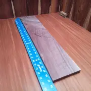 Claro Walnut 0.8" X 5.9" X 27.4" Wood Blank for Woodworking Projects