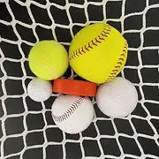 Football Soccer Backstop Net, Golf Practice Net Hockey Net Golf Nets for Backyard Net Replacement Sports Netting Backstop Golf Netting Material Soccer Rebounder Fence Goal Net Battin