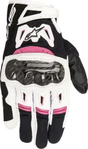 Alpinestars Stella SMX 2 Air Carbon V2, gloves women , color: Black/White/Pink , size: S