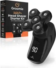 Cordless Bald Head Shavers for Men BaldiePro Head Grooming Starter Kit - Incl...