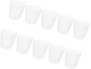 Abaodam 10pcs Plant Basket Liners Transparent Pot Inserts for Outdoor Flower Pots Easy Replacement for Seedlings and Nursery Plants Weather-Resistant Design
