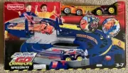 Fisher Price Shake n Go Crash Ups Speedway 2007 Sealed Box 4.5 Feet Long!