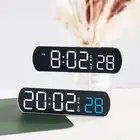 Temperature Date Digital LED Clocks Backlight Display Table Clock for Bedroom