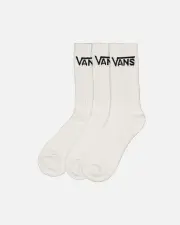 [VANS] Vans Classic Crewcut Socks 9.5-13 3 Pack White - Size 9H-13 9H-13 White