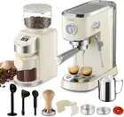 Gevi Espresso Machine 20 Bar with Grinder, Professional Ivory Beige