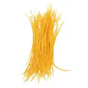 100 Pcs 5-7" Feathers Long Artificial Goose Feather Hat Trimming Yellow